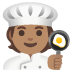 🧑🏽‍🍳 cook: medium skin tone display on Google